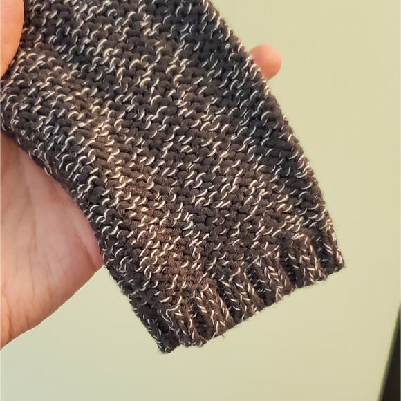 Design Lab by Lord & Taylor Gray Heathered Mixed Knit Pullover Sweater Size XS - Picture 4 of 10